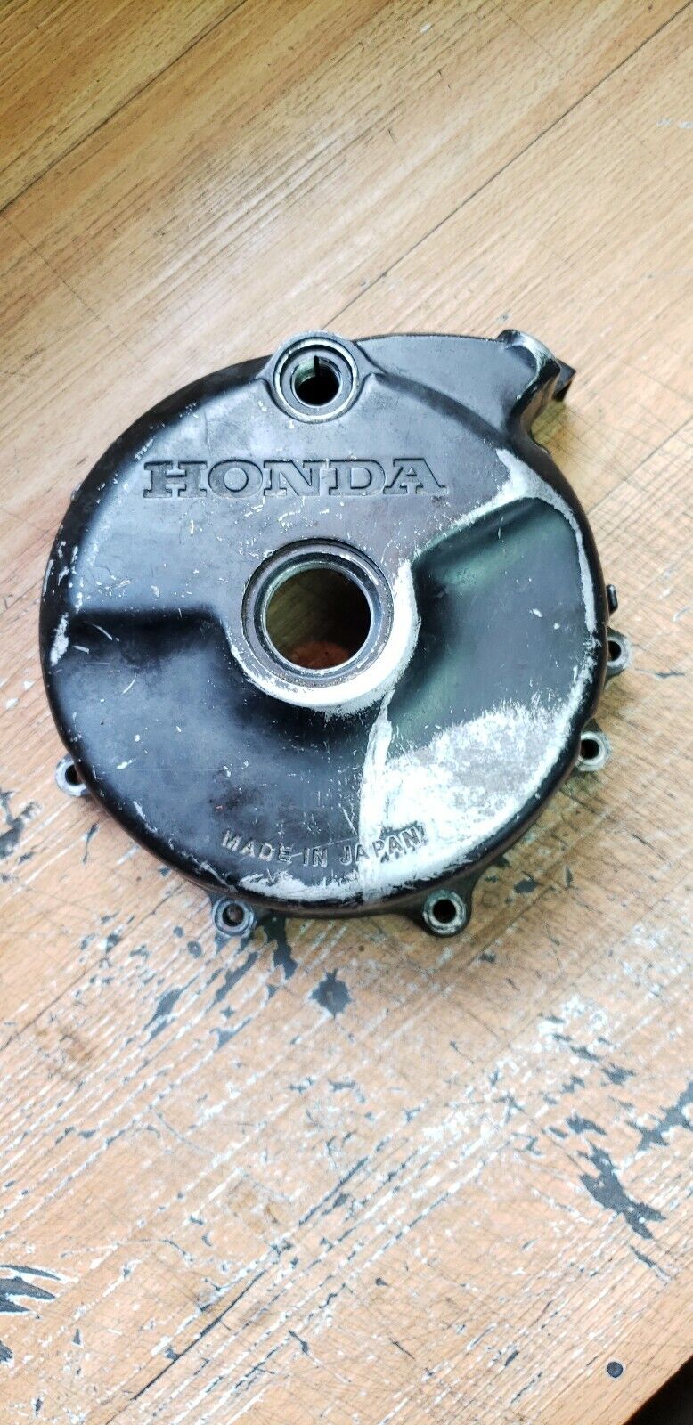 Honda XL350R 1985 left stator alternator magneto crankcase cover