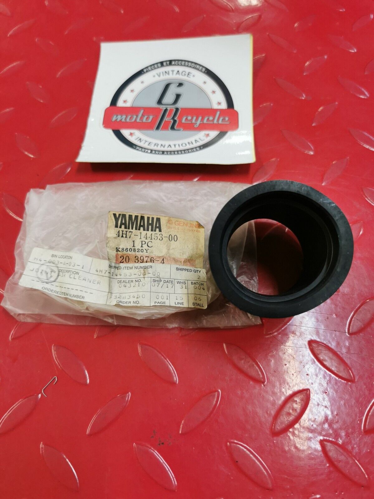 NEW NOS YAMAHA XJ650 1980 - 1983 AIR CLEANER JOINT 4H7-14453-00-00 Y31