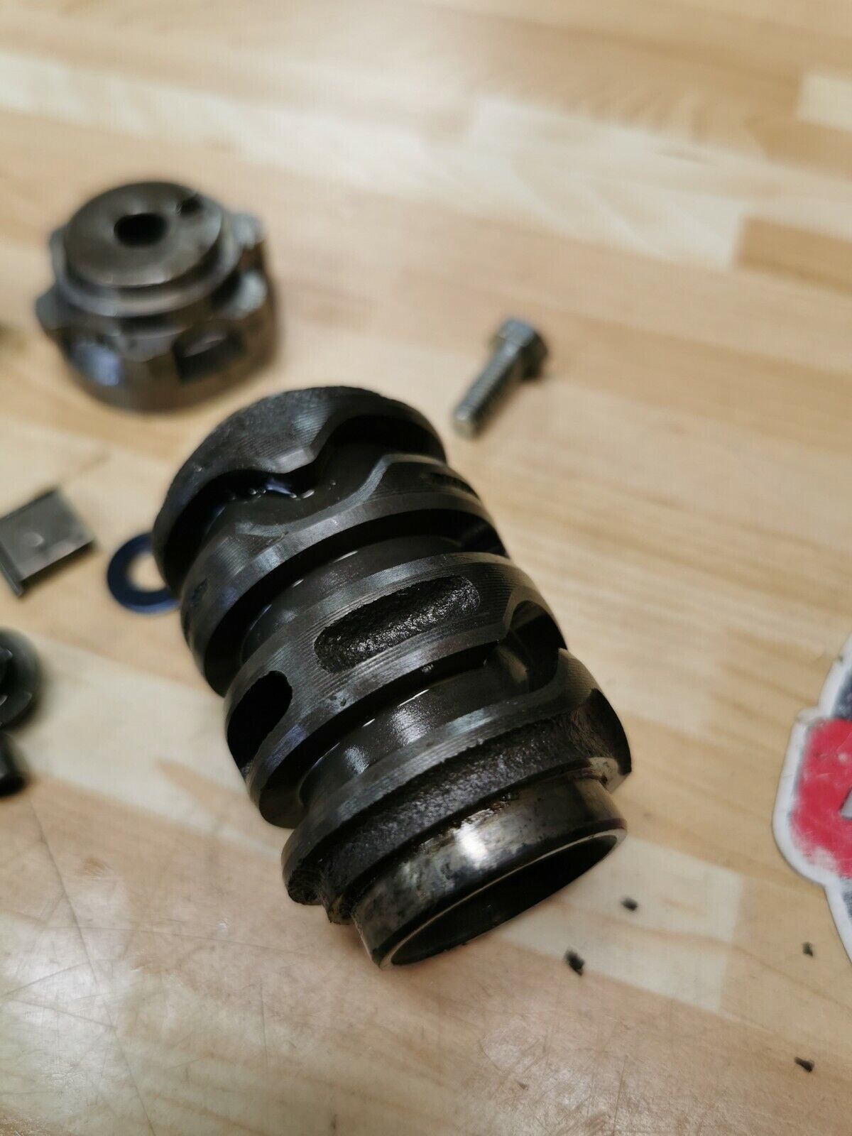 Honda CR80R 1984 transmission gearshift gear shift drum cam stopper arm
