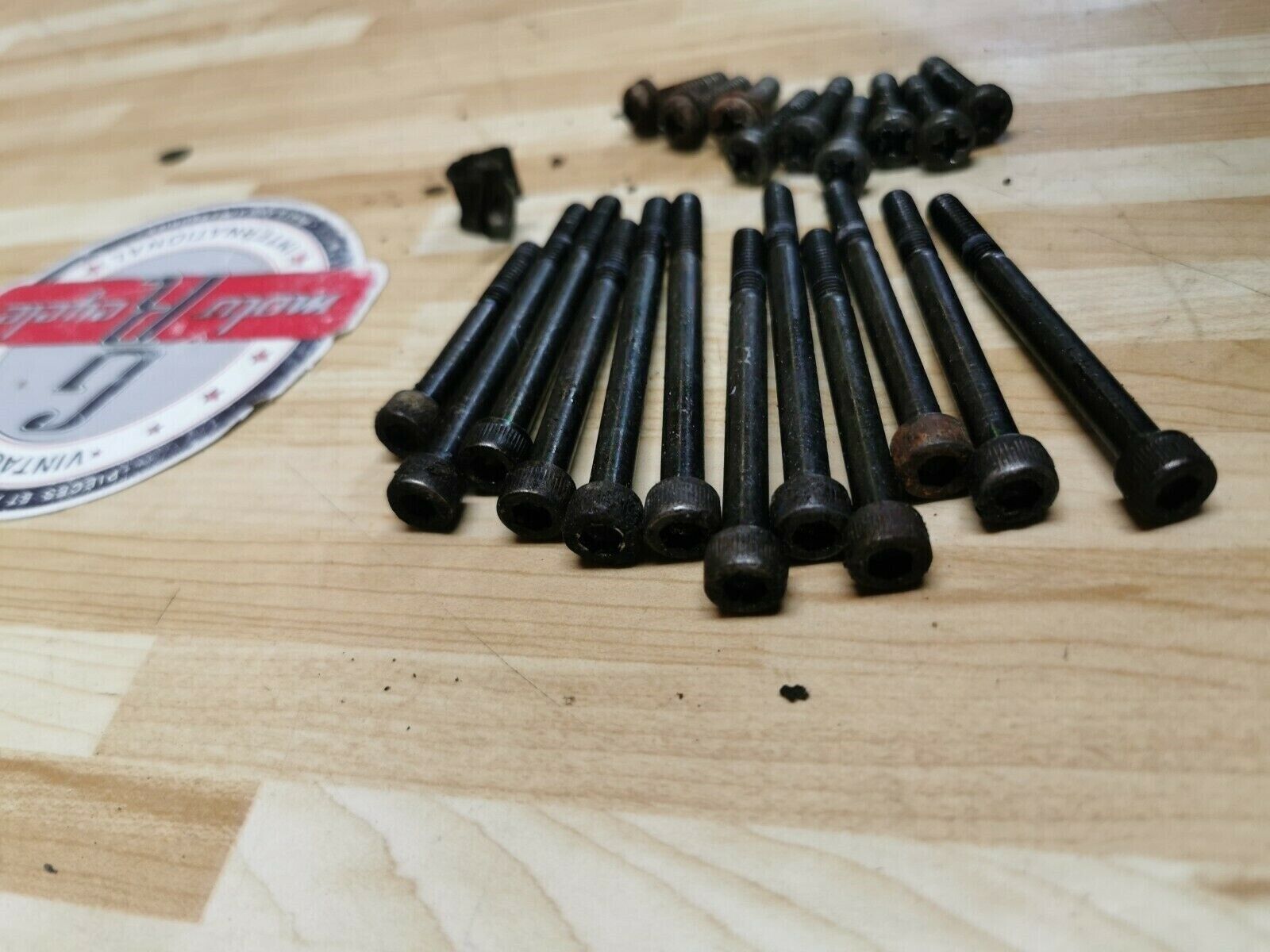 Yamaha IT250 1980 engine motor bottom end crankcase / cover hardware bolt