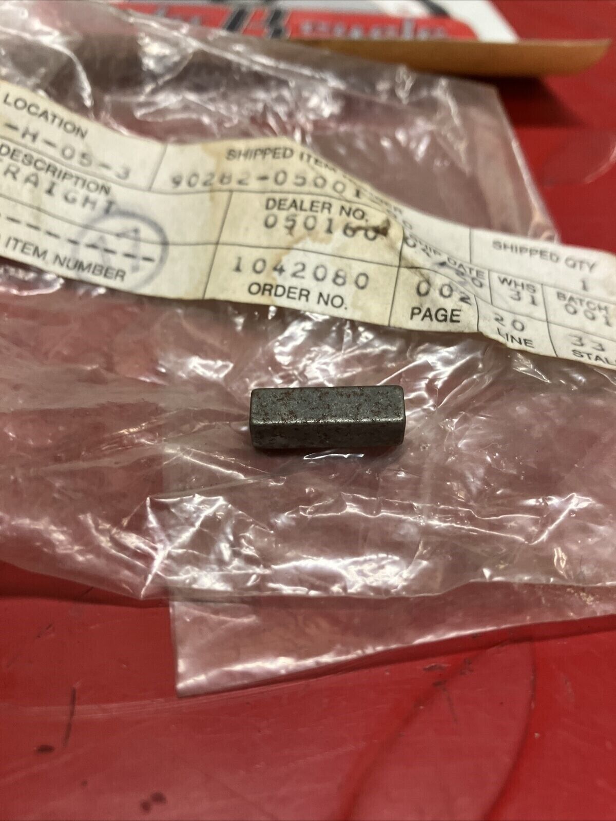 NOS YAMAHA KEY STRAIGHT 5X16 90282-05001-00 Y62
