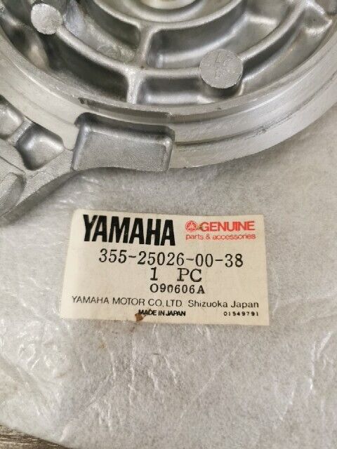 NOS YAMAHA FS1 FS1DX 1979 1980 BRAKE SHOE PLATE ASSY 355-25026-00-38 Y147