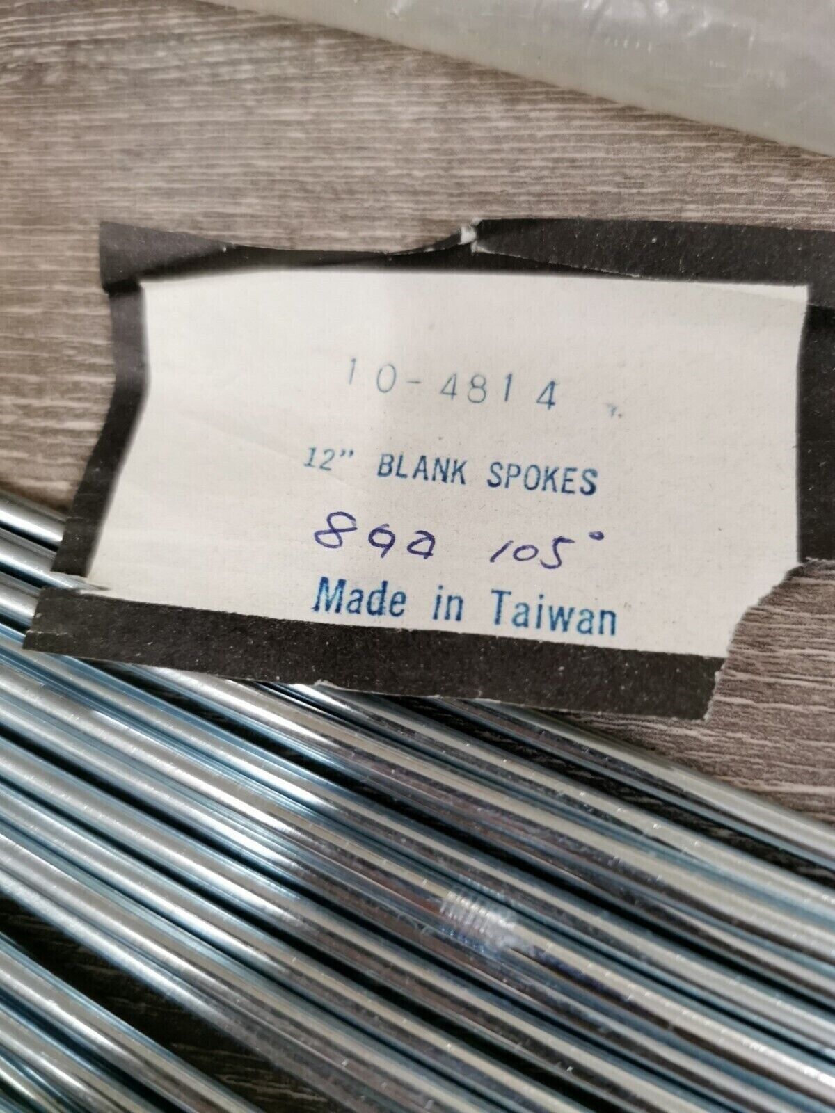 NOS 12'' BLANK SPOKES QTY 22  10-4814 J31