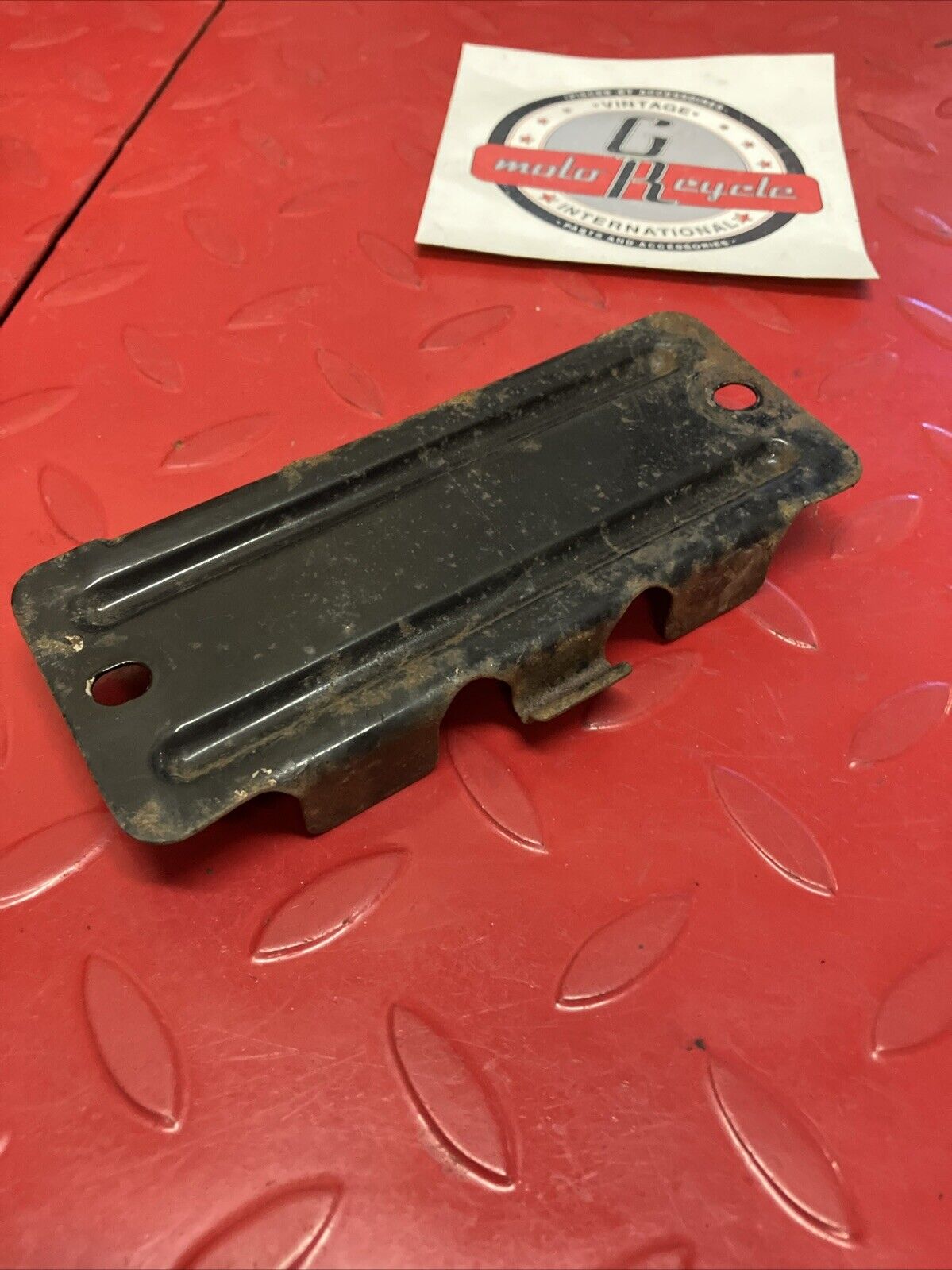 Suzuki RV90 1975 Tool tray holder plate 1973 - 1977
