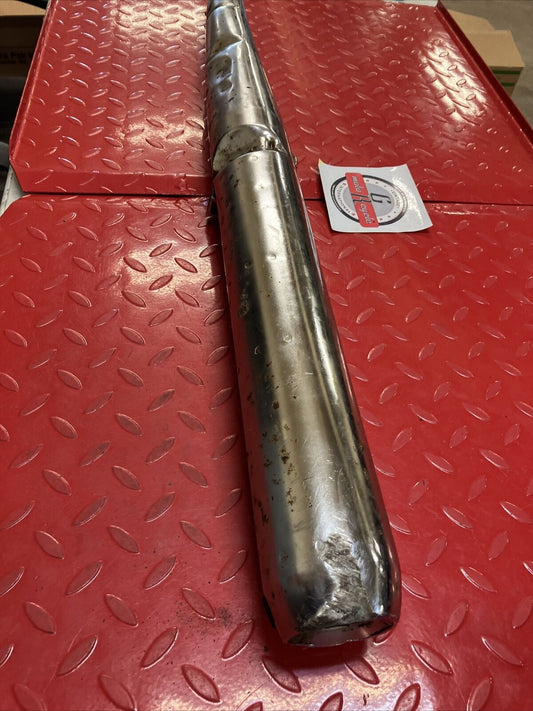 Yamaha RD400 1977 Left exhaust pipe silencer 1976 1978 2