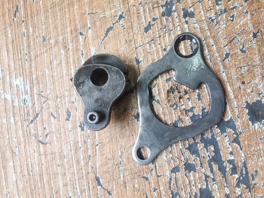 Kawasaki KX250F 2009 transmission gear shift ratchet pawl plate 13078-0019