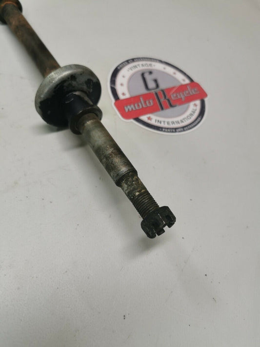 Suzuki PE175 1982 front wheel axle bolt 1983 1984