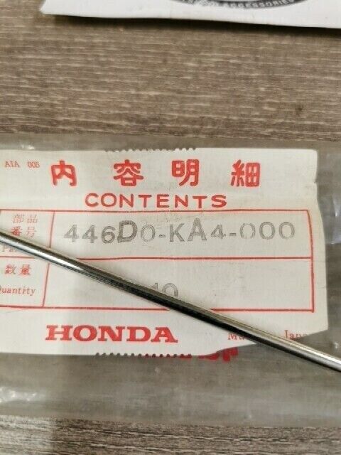 NOS HONDA CR250R CR450R XR250R XR500R 1982 SPOKE SET B8X198 446D0-KA4-000 H76
