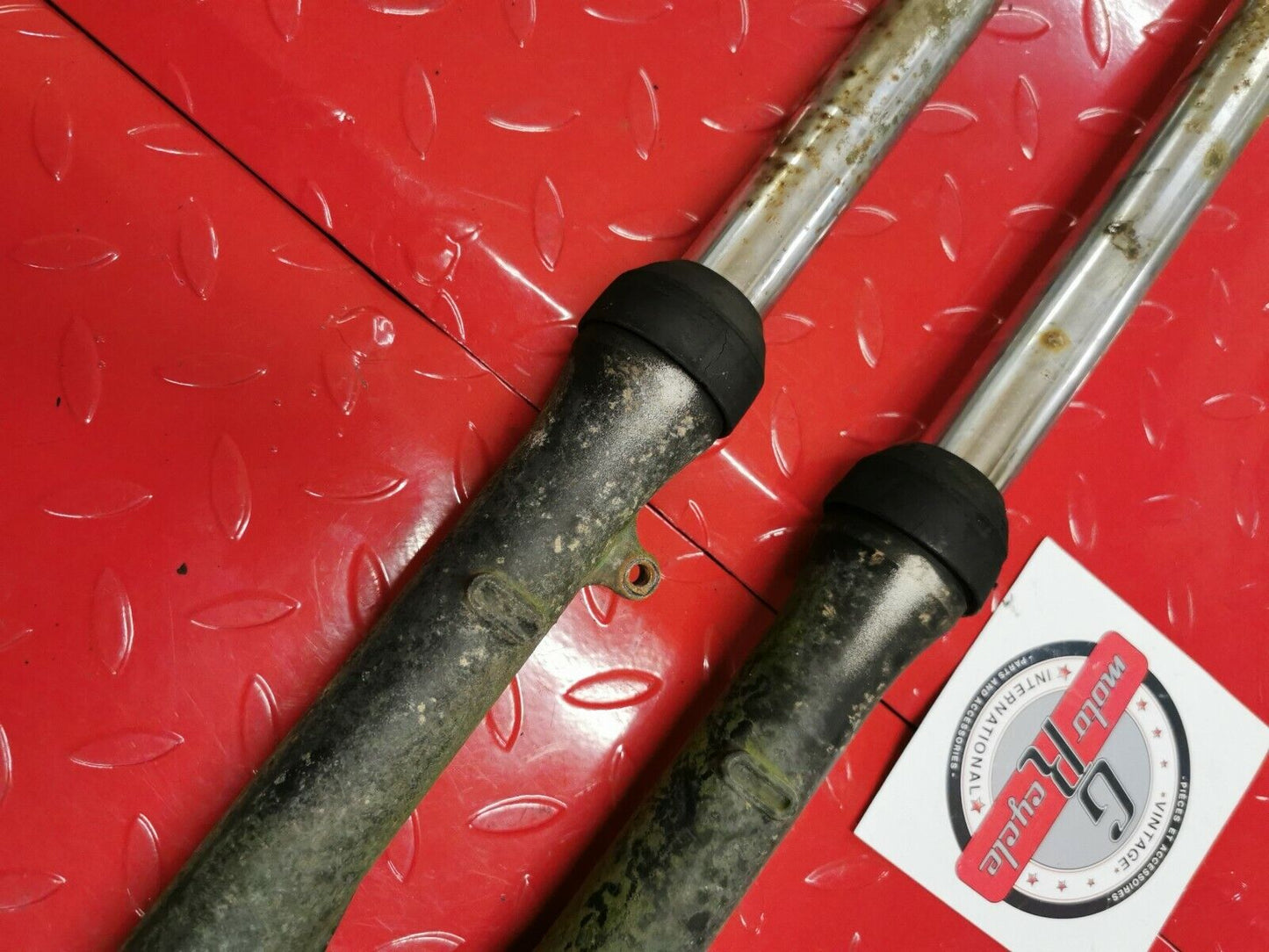 Kawasaki KX80 1979 front forks suspension damper cushion shock absorber