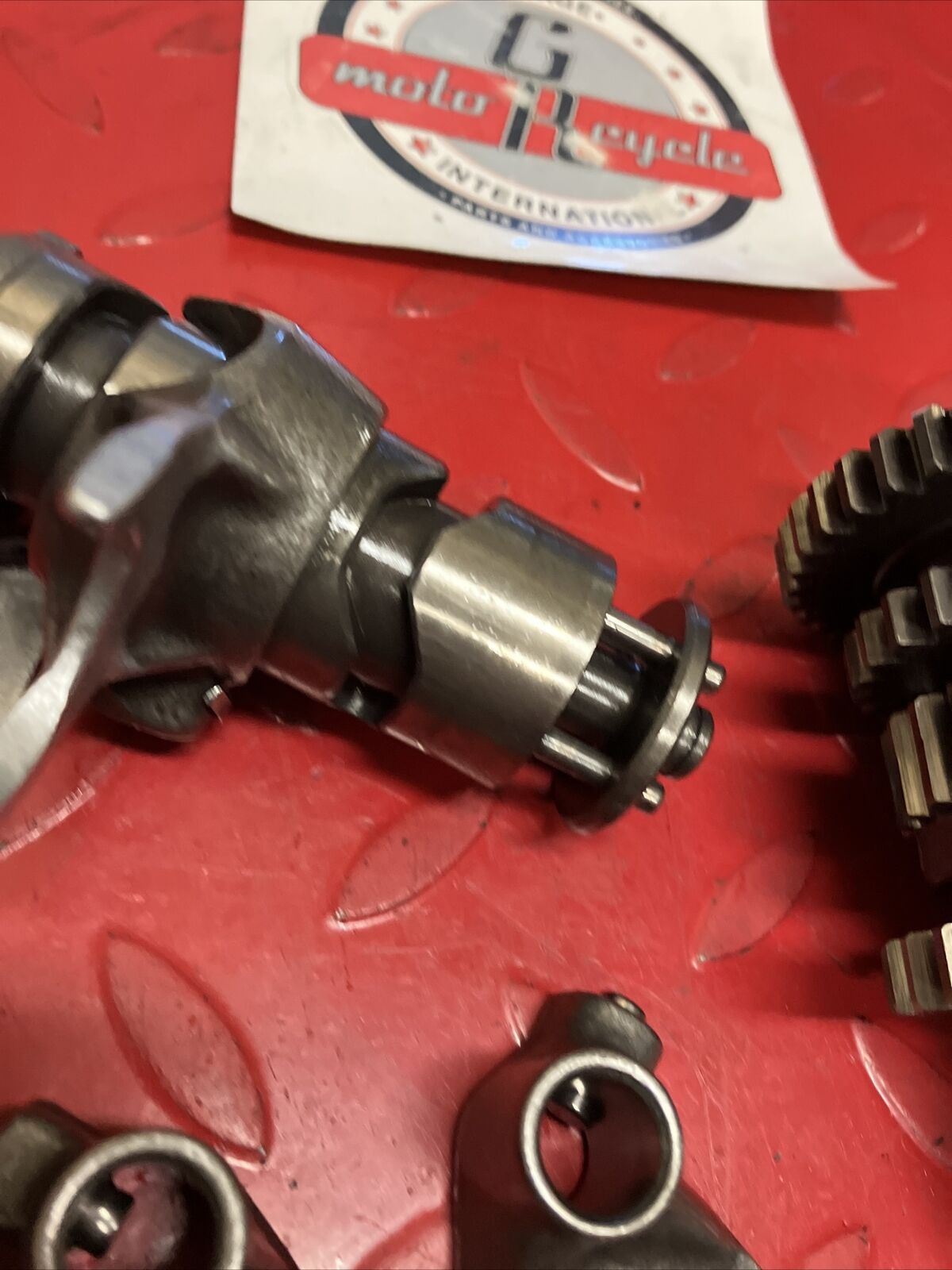 Yamaha U7E 1972 V70 transmission main counter shaft axle gear forks shift drum