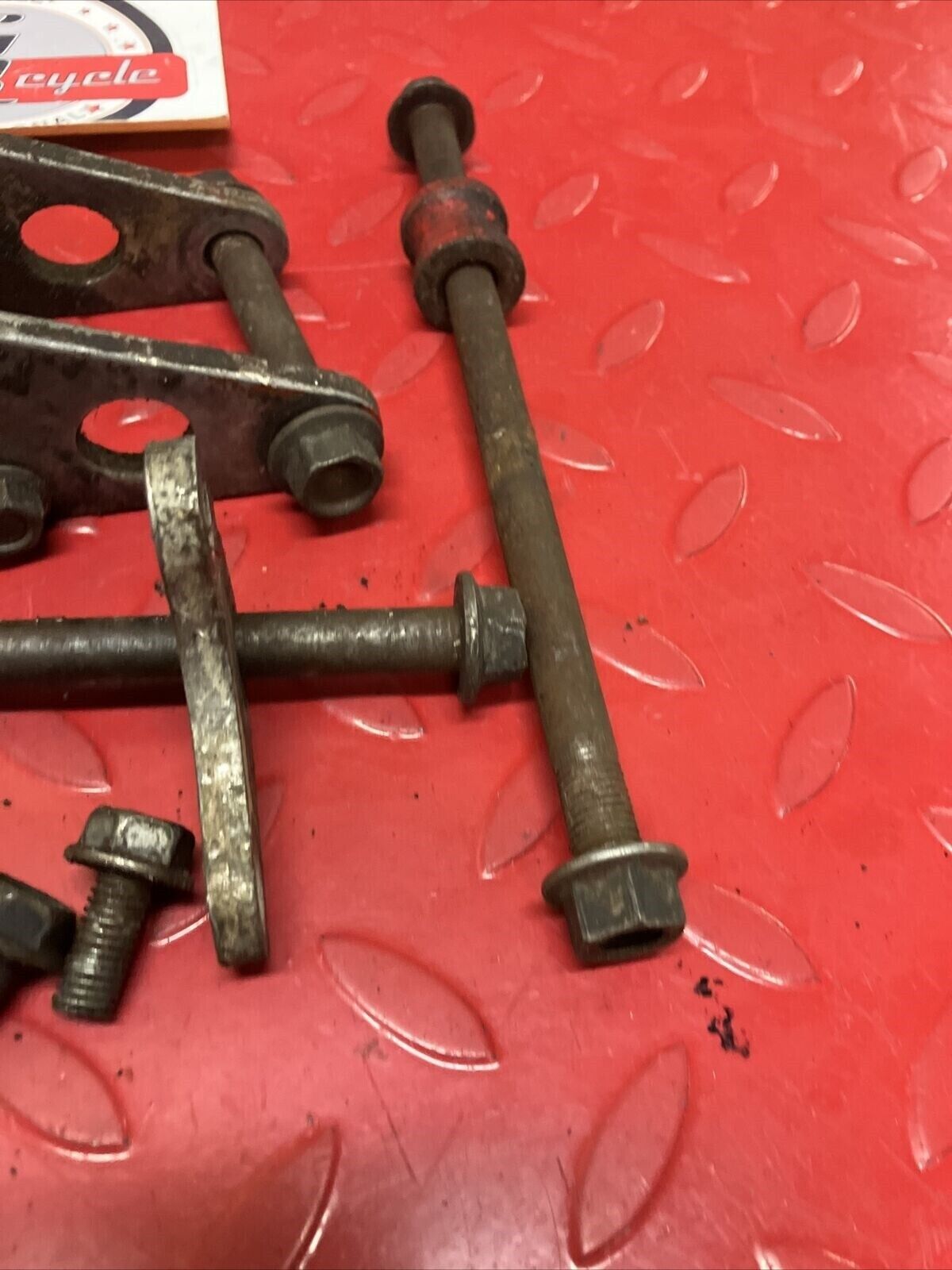 Honda XL600R 1986 Engine motor bolt plate hanger bracket hardware 1983 1985 1987