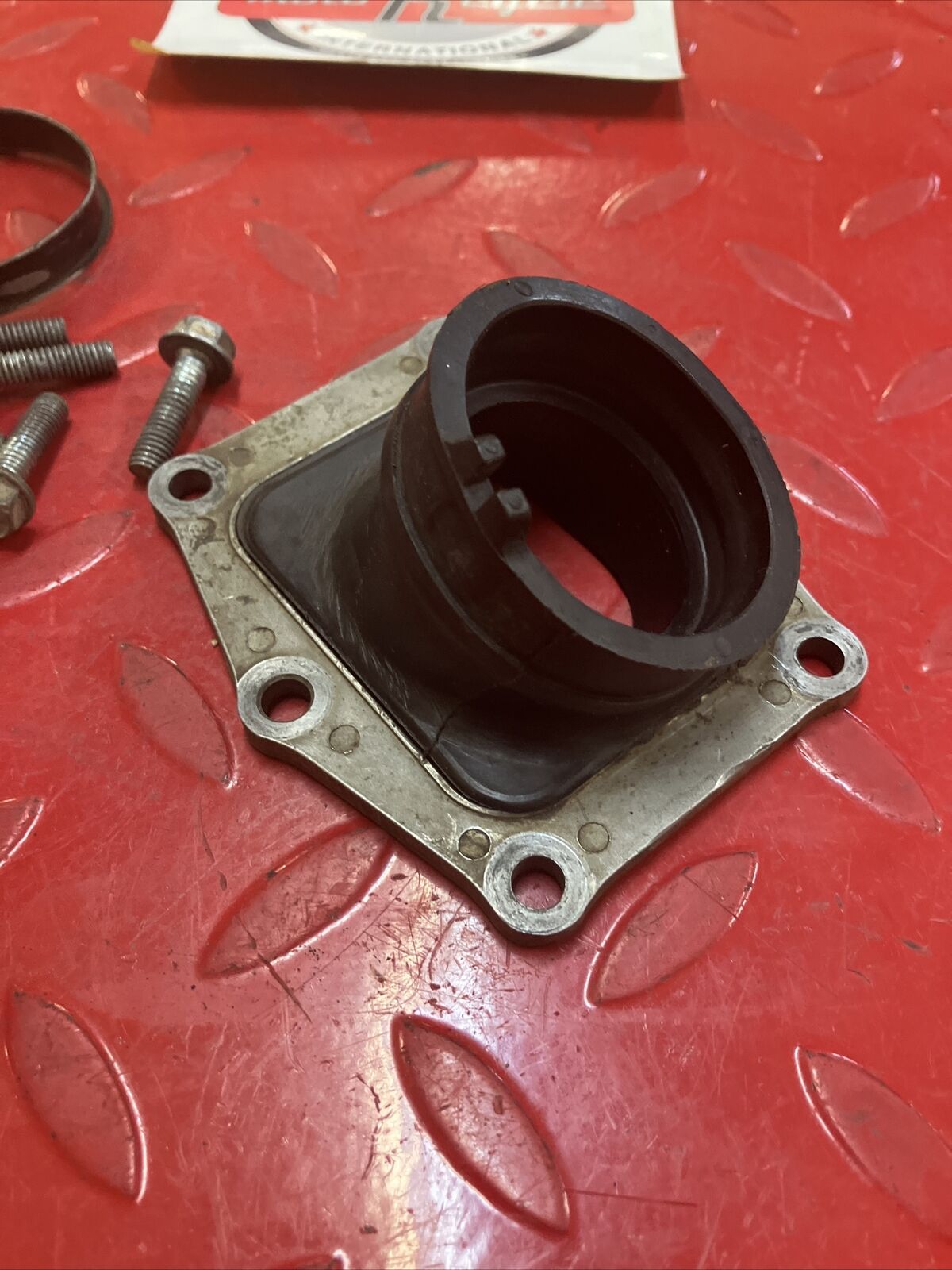 Honda CR250R 1988 intake manifold insulator boot carburetor 1989