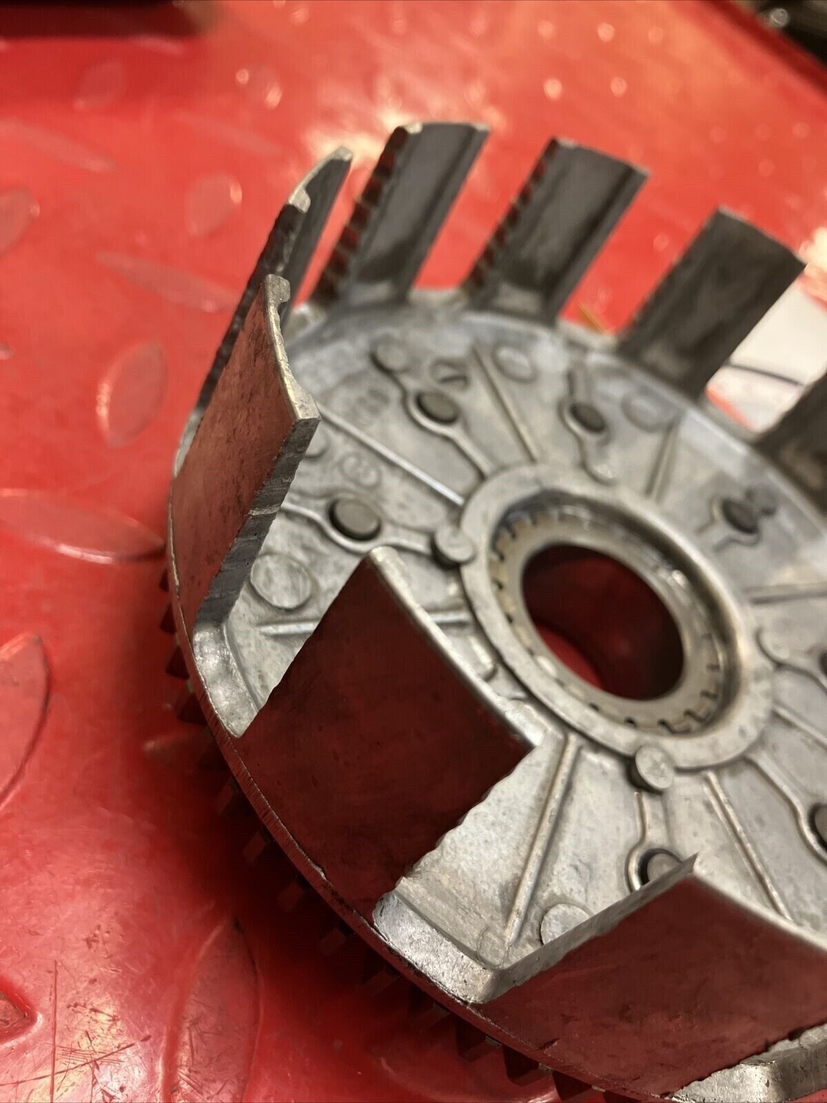 Honda CR125R 1987 clutch basket outer hub 1988 1989