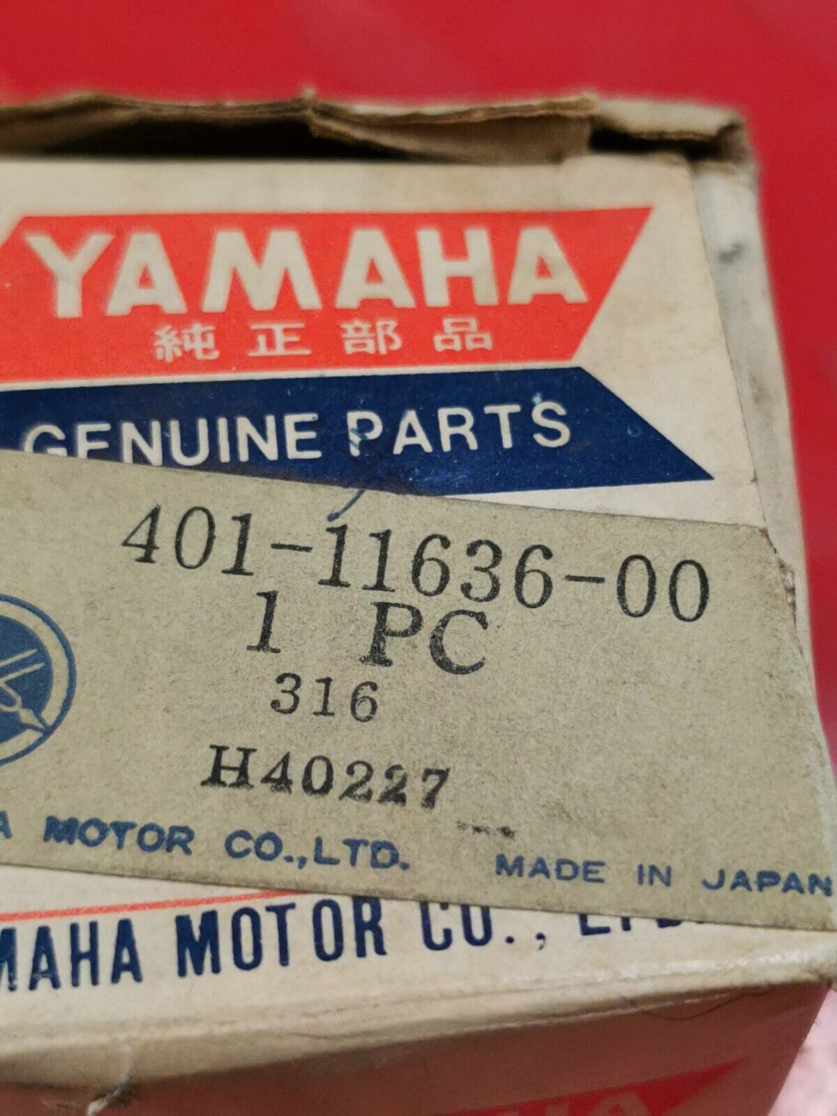 NOS YAMAHA MX125 1974 1975 PISTON STD 2NDO S 401-11636-00-00 Y33