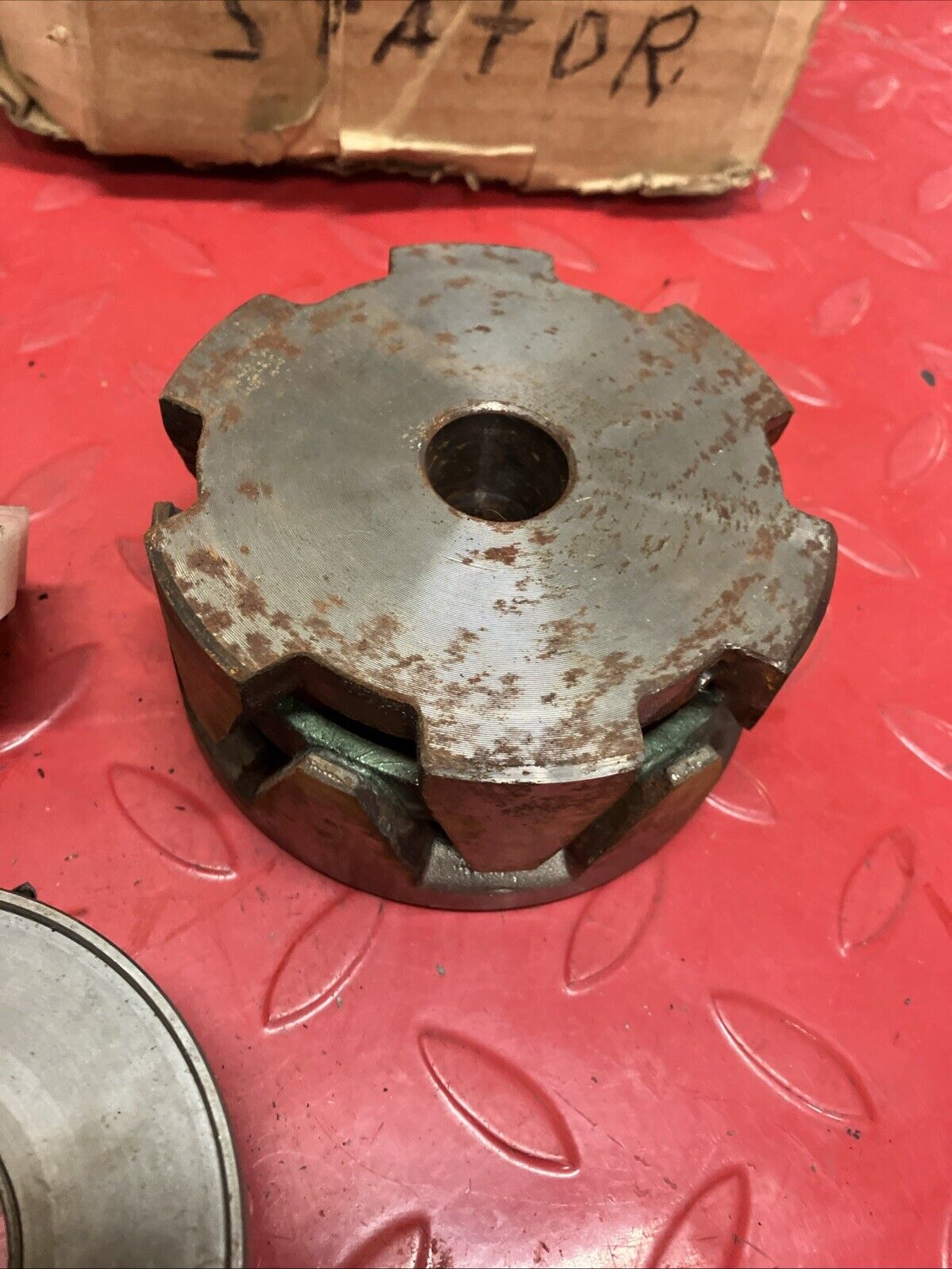 Kawasaki KZ650 1978 Coil field rotor flywheel yoke stator generator assembly U7