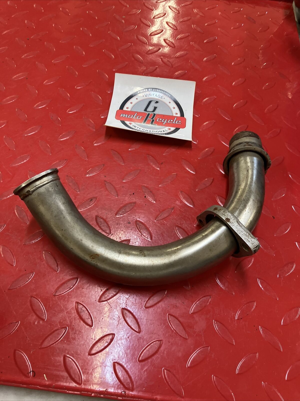 Yamaha RD400 1977 Left exhaust pipe header 1976 1978 3