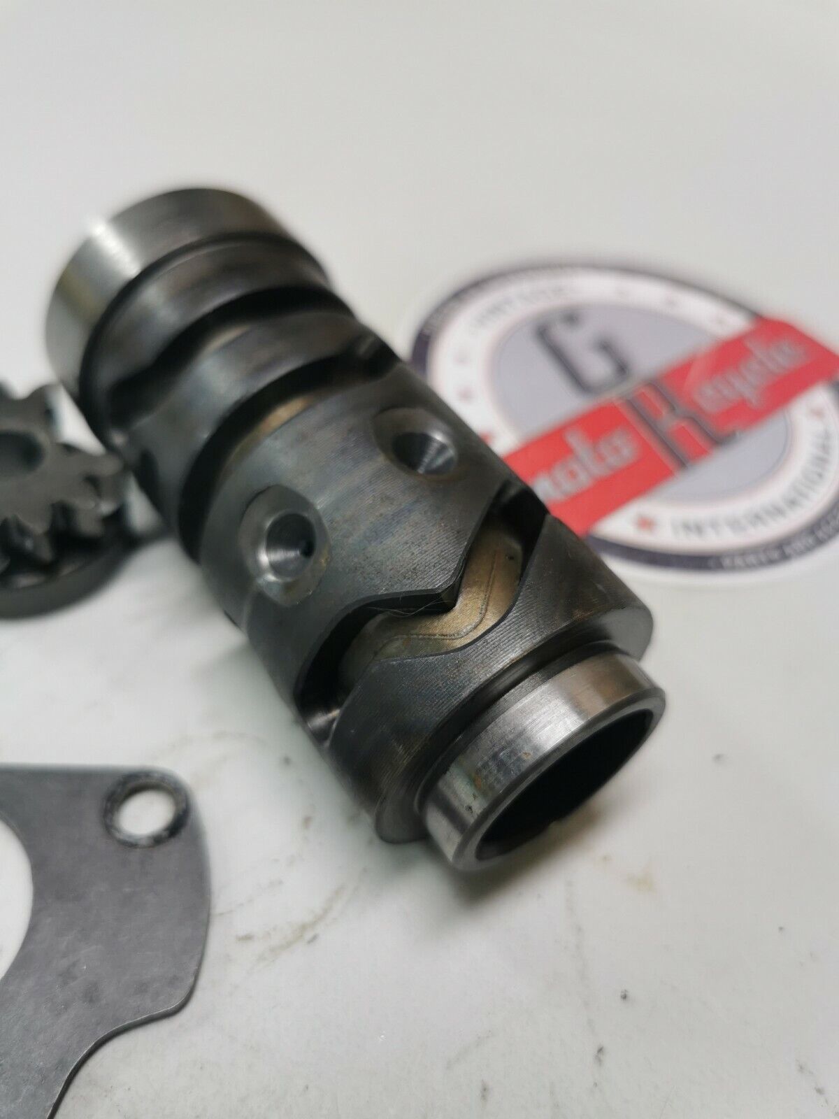 Suzuki PE175 1982 transmission gearshift gear shift drum cam