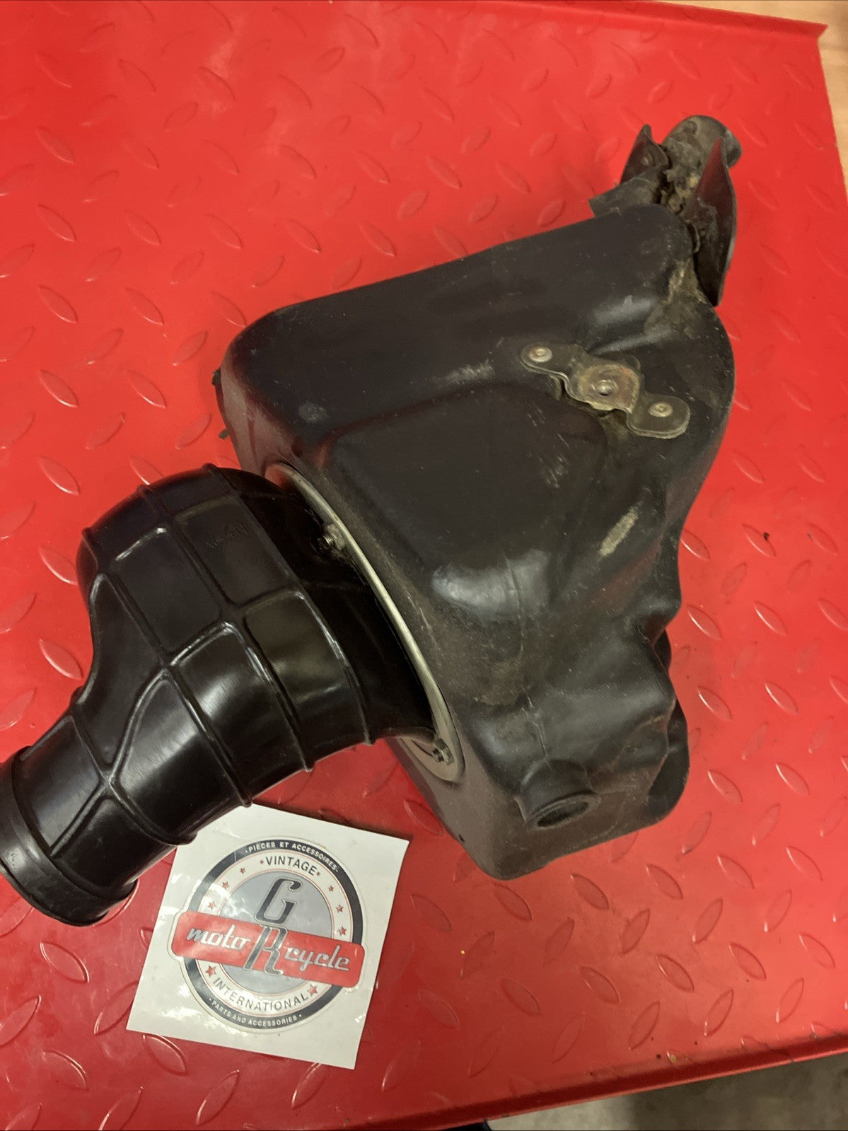 Honda CR250R 1984 Airbox air box cleaner filter housing boot connecting tube 2