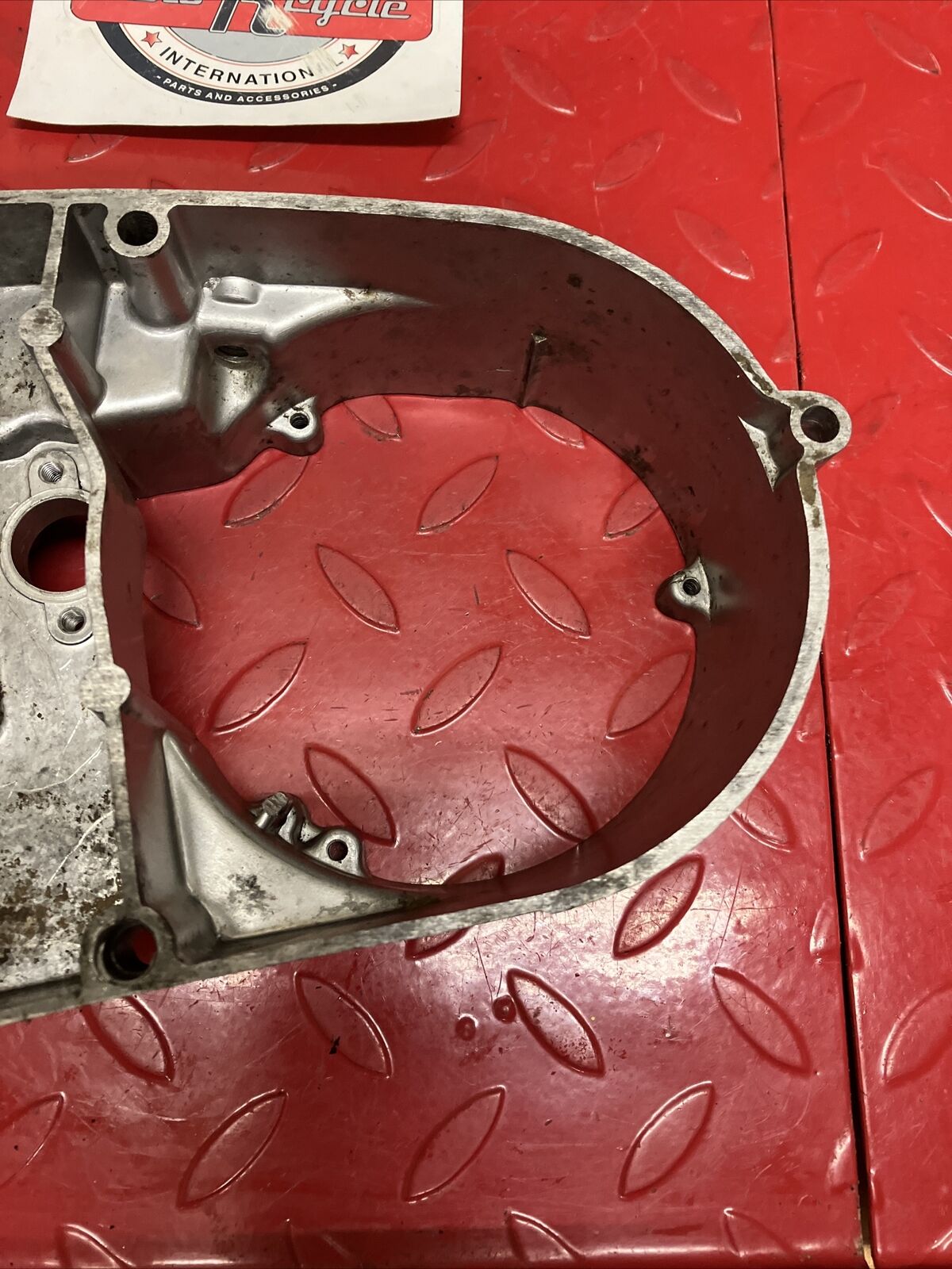 Suzuki TC125 1972 Left crankcase stator cover 1973 1974