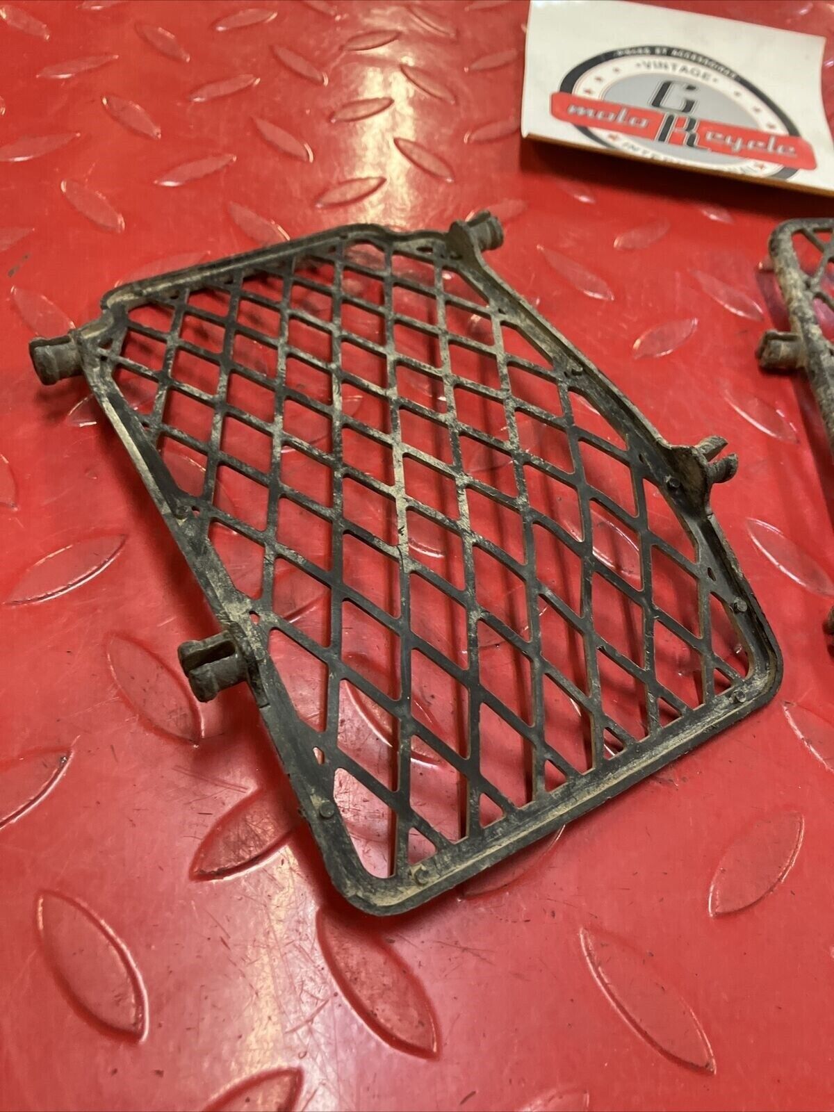 Honda CR250R 1984 Left right radiator grille louver guard CR125R