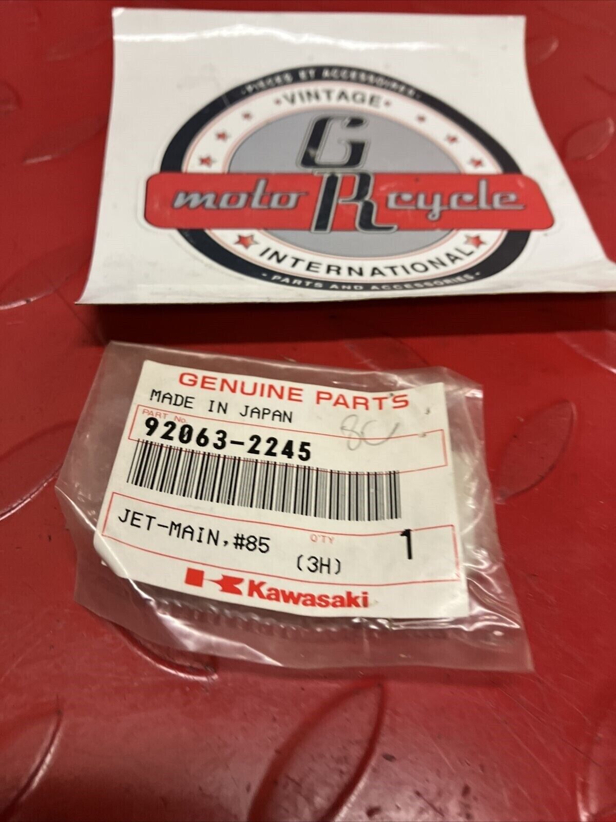 NOS KAWASAKI GE4300 GE5000 MAIN JET 85 92063-2245 K13
