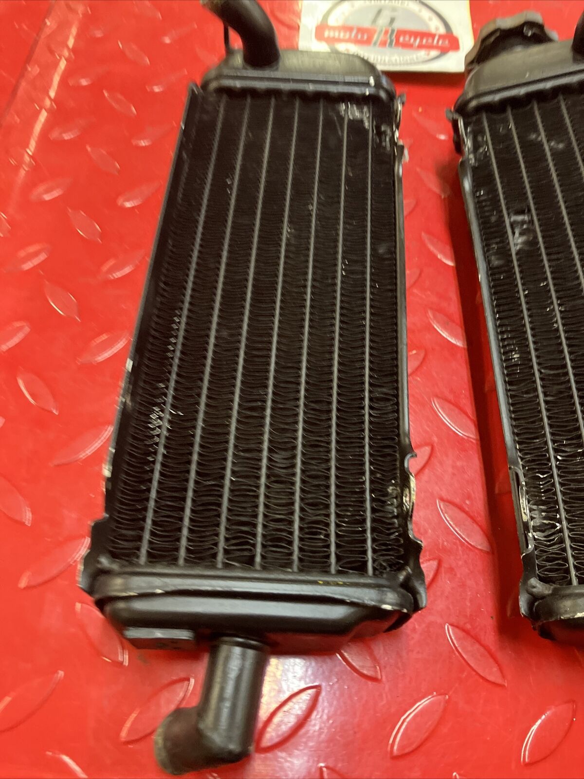 Suzuki RM125 1985 left right radiator set 1985 17710-14502 1984