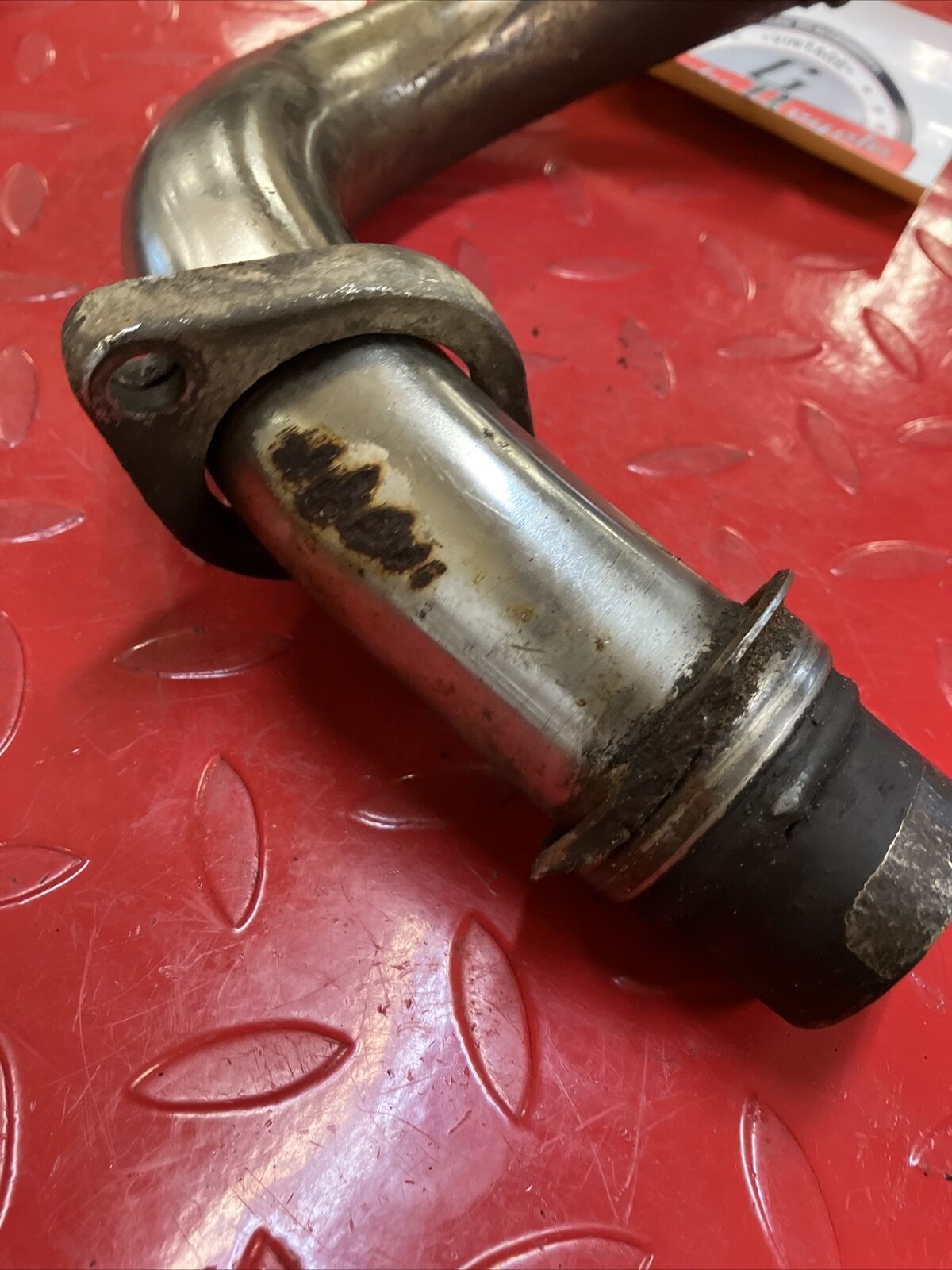 Yamaha RD400 1977 Left exhaust pipe header 1976 1978