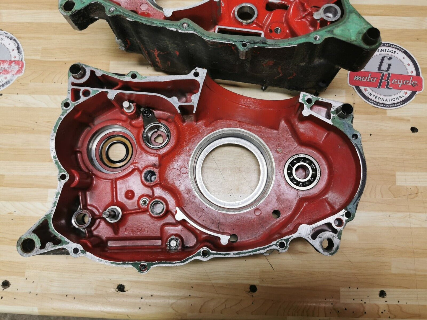 Honda XL600R 1986 crankcase crank case left right 11100-ML6-000