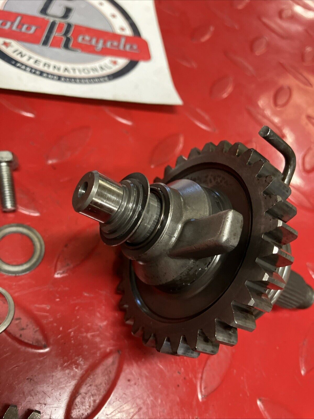 Kawasaki KDX200 1986 kickstarter kick starter shaft 1987 1988 13066-1063