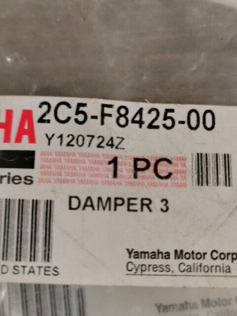 NOS YAMAHA XV19CTMXC XV19CTMW 2007 DAMPER 3 2C5-F8425-00-00 Y104