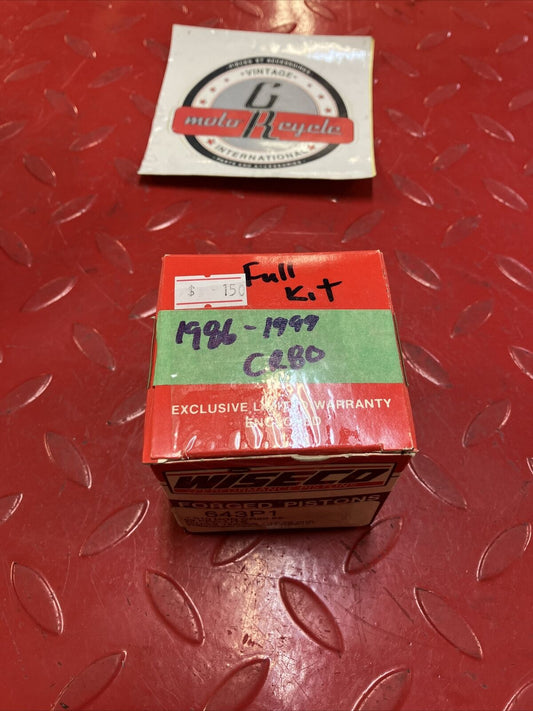 NOS Wiseco CR80R 1986-1999 Full piston kit 643P1 643M04725 J5