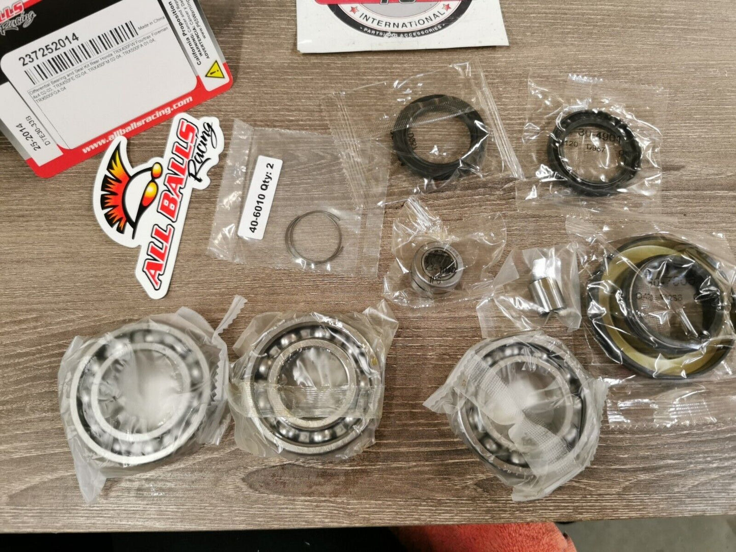 NOS ALL BALLS Honda TRX400FW DIFFERENTIAL BEARING SEAL KIT 25-2014 J51