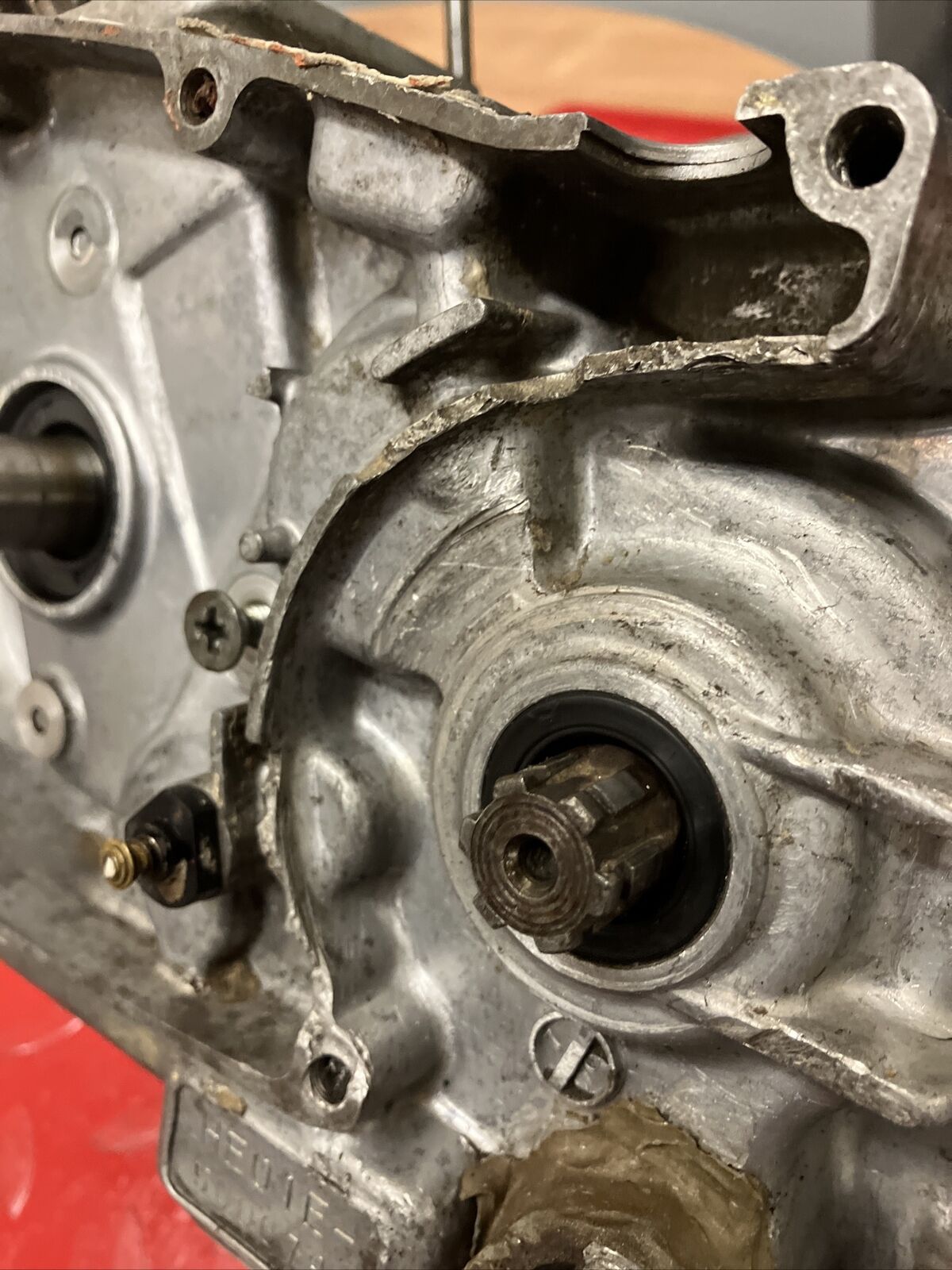 Honda XR80 1979 engine motor bottom end crankcase crankshaft transmission