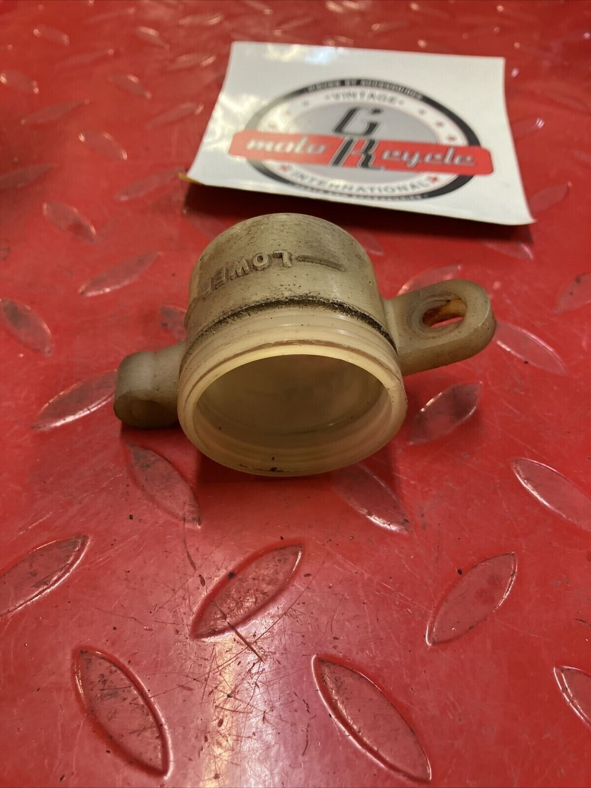 Yamaha RD400 1977 rear brake master cylinder reservoir tank 2