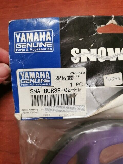 NOS Yamaha PURPLE WHEEL LARGE SMA-8CR38-02-PL Y110