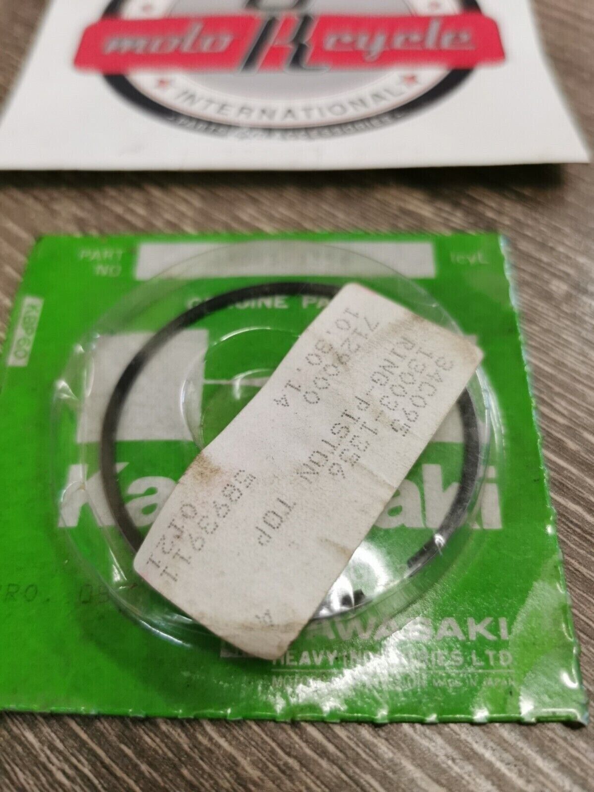 NOS KAWASAKI KX125 1995 - 2002 PISTON TOP RING 13003-1356 K30