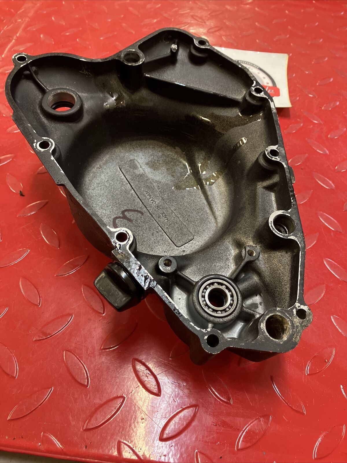 Suzuki RM125 1982 right crankcase clutch cover 1981 1983 3