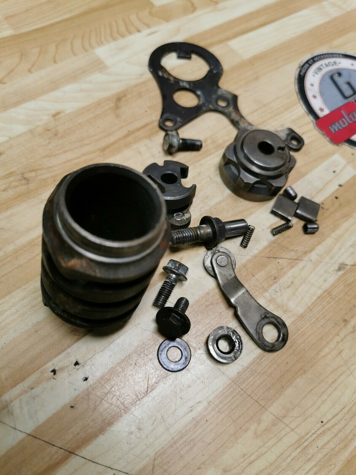 Honda CR125R 1986 gearshift gearshift transmission drum cam arm lever plate