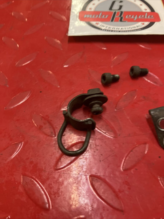 Yamaha DT200 1984 cable hose guide bracket set