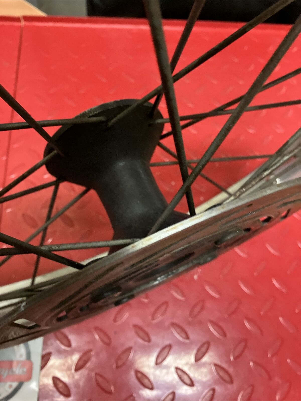Honda CR80R 1986 Front wheel hub rim disk cover 1986 - 1995