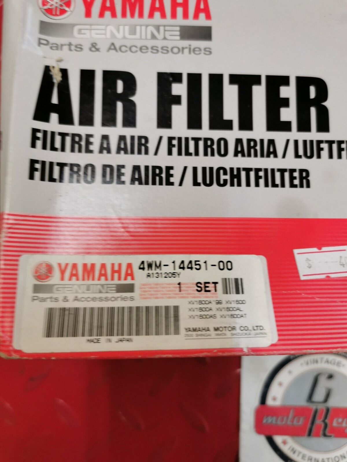 NOS Yamaha 1999 - 2003 XV1600 AIR FILTER 4WM-14451-00-00 Y41