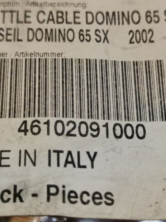 NOS KTM 65SX Throttle Cable 46102091000 KT2