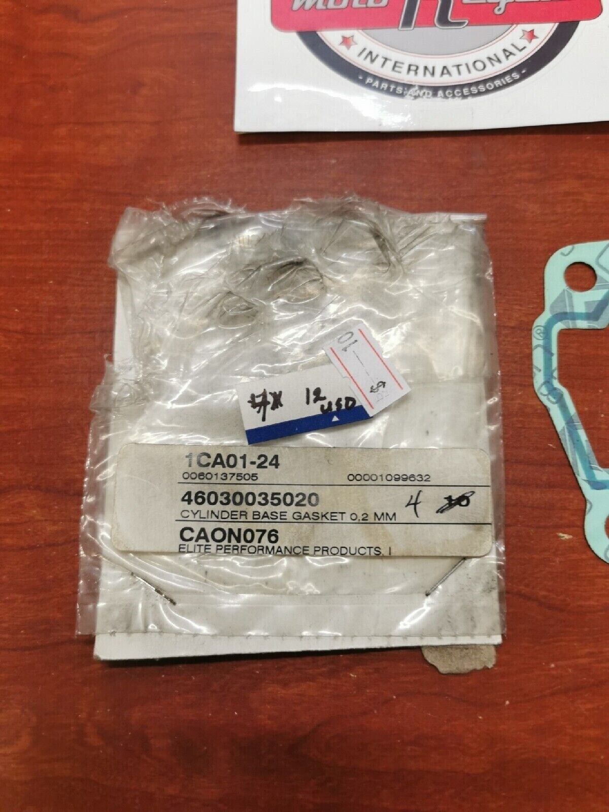 NOS KTM 50 MINI SENIOR 50SX 60SX 65SX CYLINDER BASE GASKET 0.2MM 46030035020 KT4