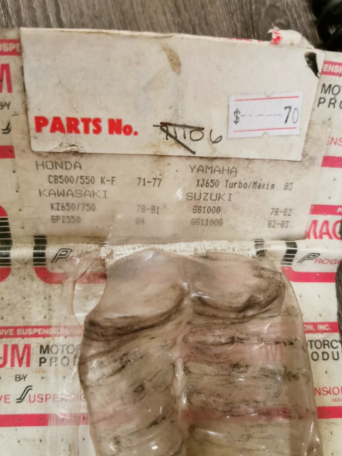 NOS MAGNUM CB500 CB550 YJ650 GS1000 KZ650 GPZ550 FRONT FORK SPRING KIT 91106 J29