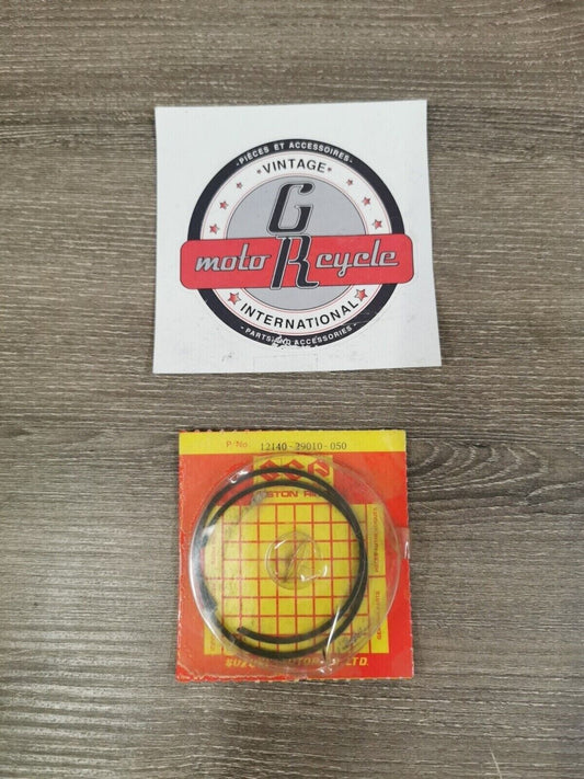 NOS SUZUKI TS185 RING SET 0.50 12140-29010 S23