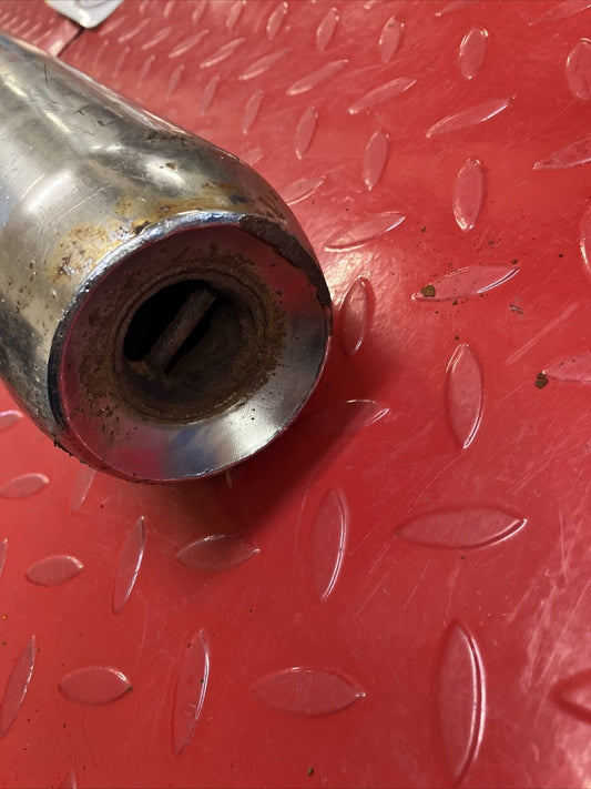 Yamaha RD400 1977 right exhaust pipe silencer 1976 1978 2