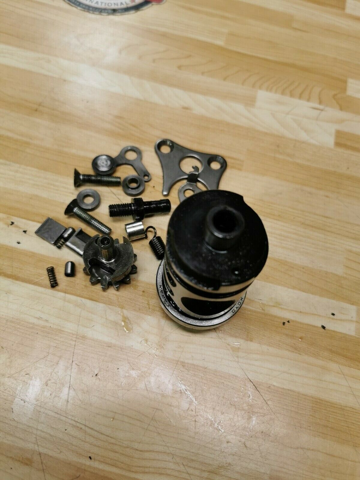 Kawasaki KX250 1981 transmission gearshift gear drum cam assy 1982 KDX250 1980