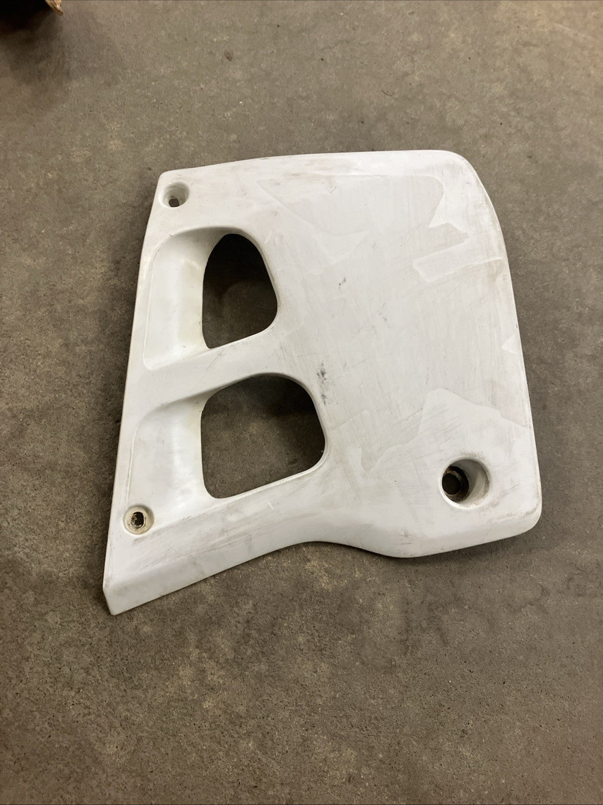 Honda CR250R 1991 1990 OEM Fender side cover number plate shroud KIT CR125R 1992