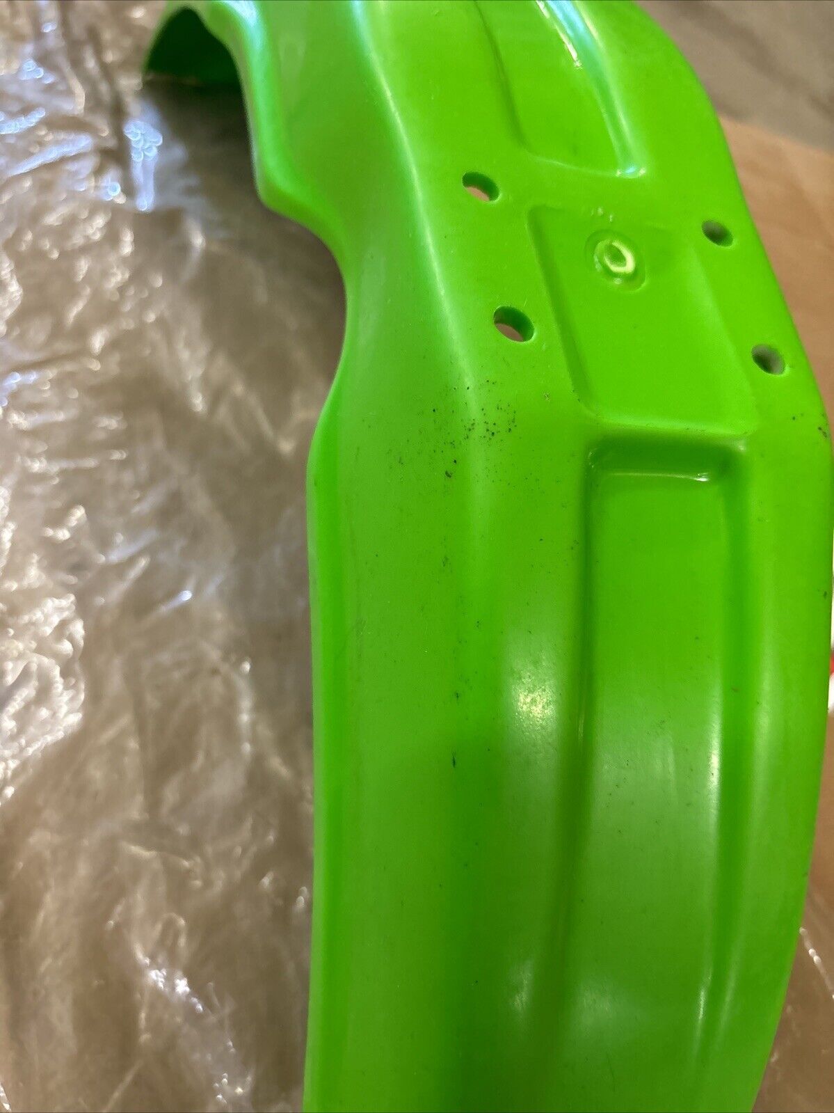 NOS UFO PLAST 1984 - 2003 KX60 FRONT FENDER GREEN KA02741-026