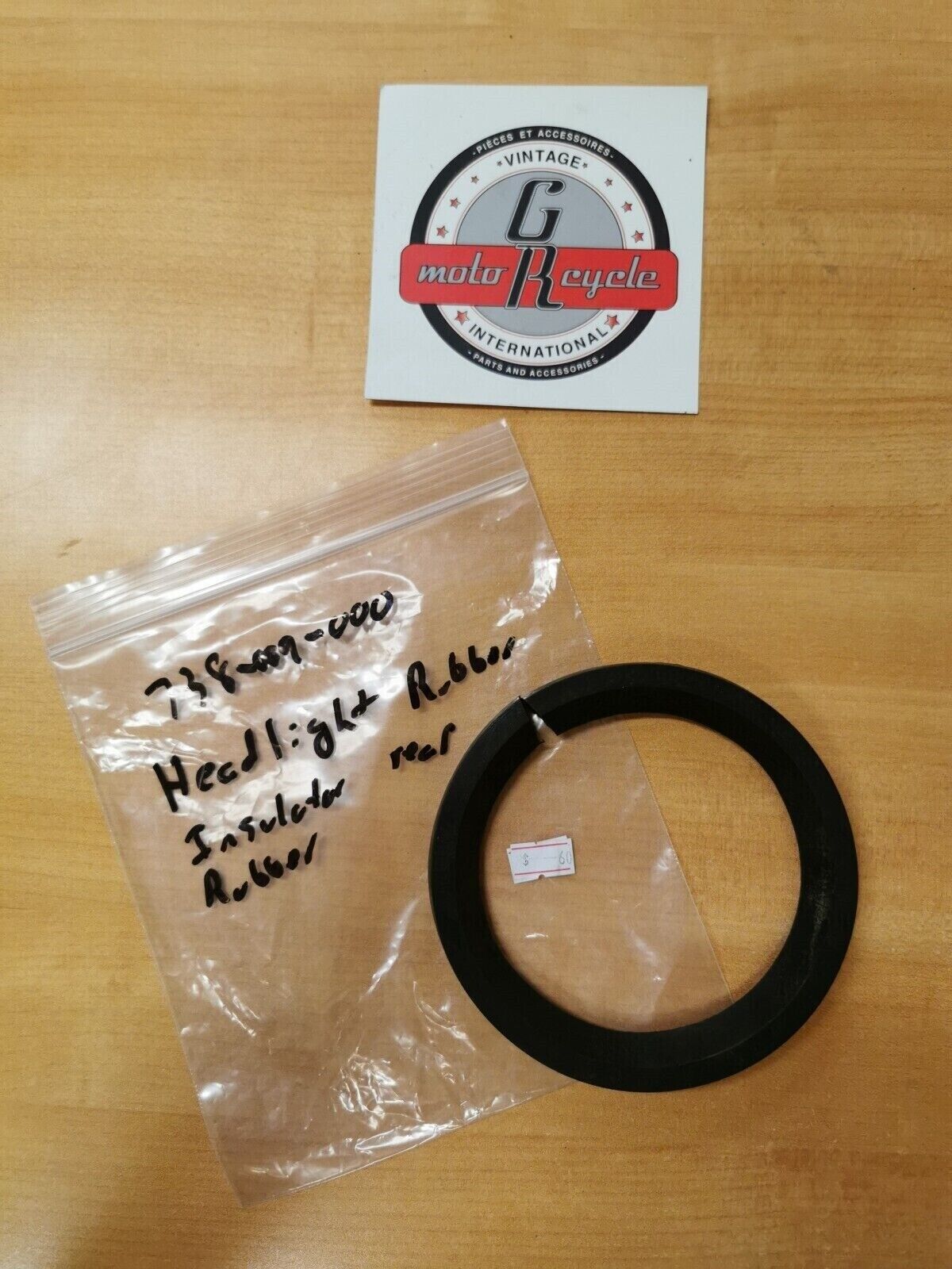 NOS CAN-AM  HEADLIGHT RUBBER INSULATOR  REAR 738-009-000  CA2